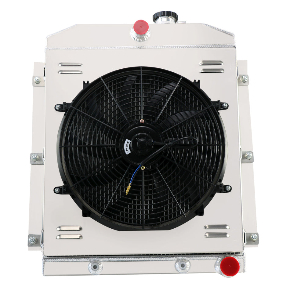 ASI Performance 3 Row Aluminum Radiator Shroud Fan For CHEVY 3100 3600 3800 TRUCK L6 1949-1954