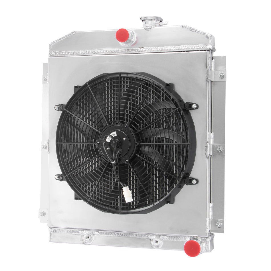 ASI Performance 3-Row Radiator Shroud Fan For 1947-1954 Chevy 3100 3600 3700 3800 3900 4.3L#1951
