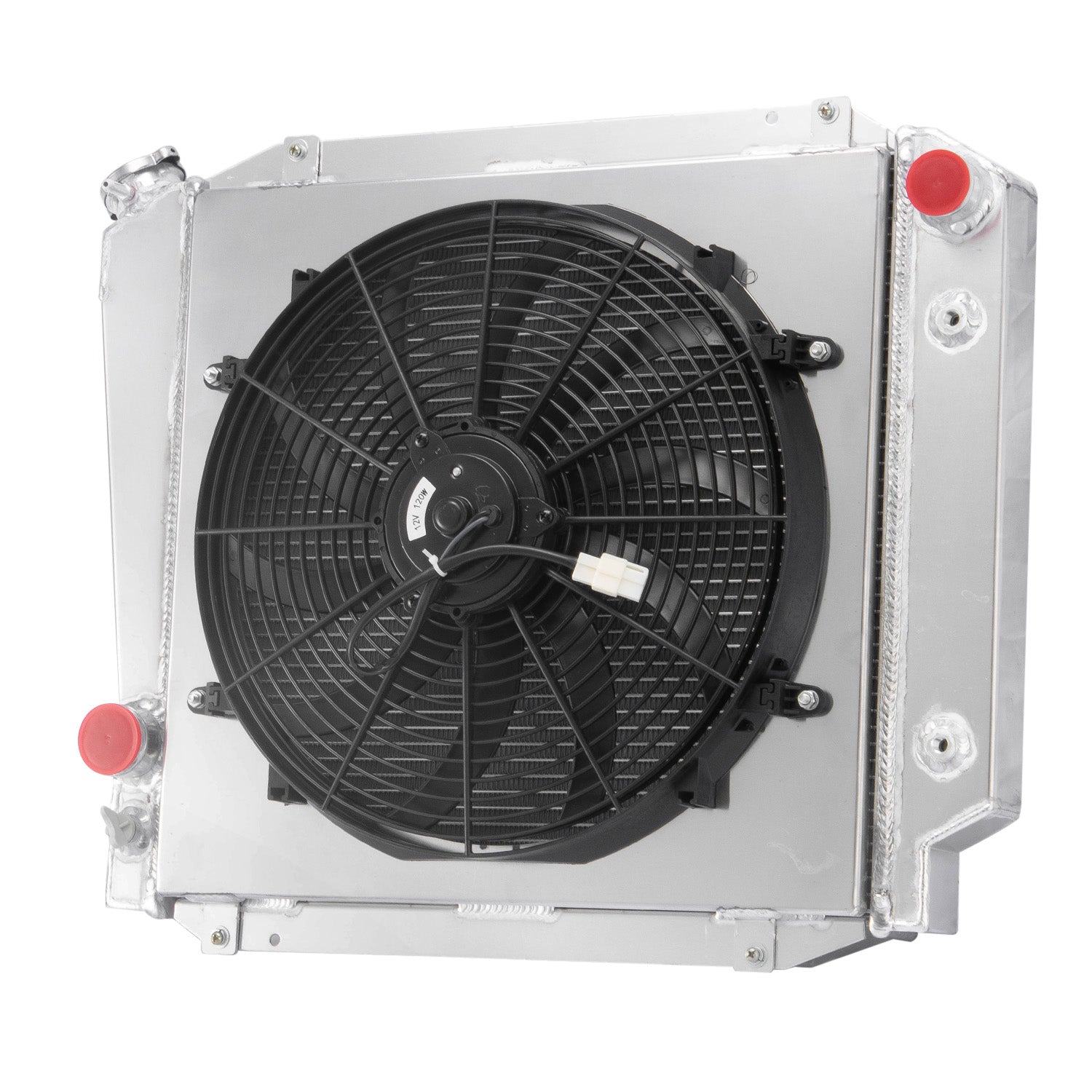 ASI Performance 3-Row Radiator+Shroud Fan For 1966-1977 Ford Bronco L6 ...