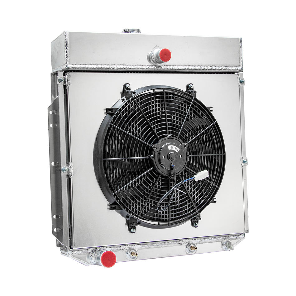 ASI Performance 3 Row Radiator Shroud Fan For 1953-1956 Ford F-100 F-250 F350 Pickup Truck AT