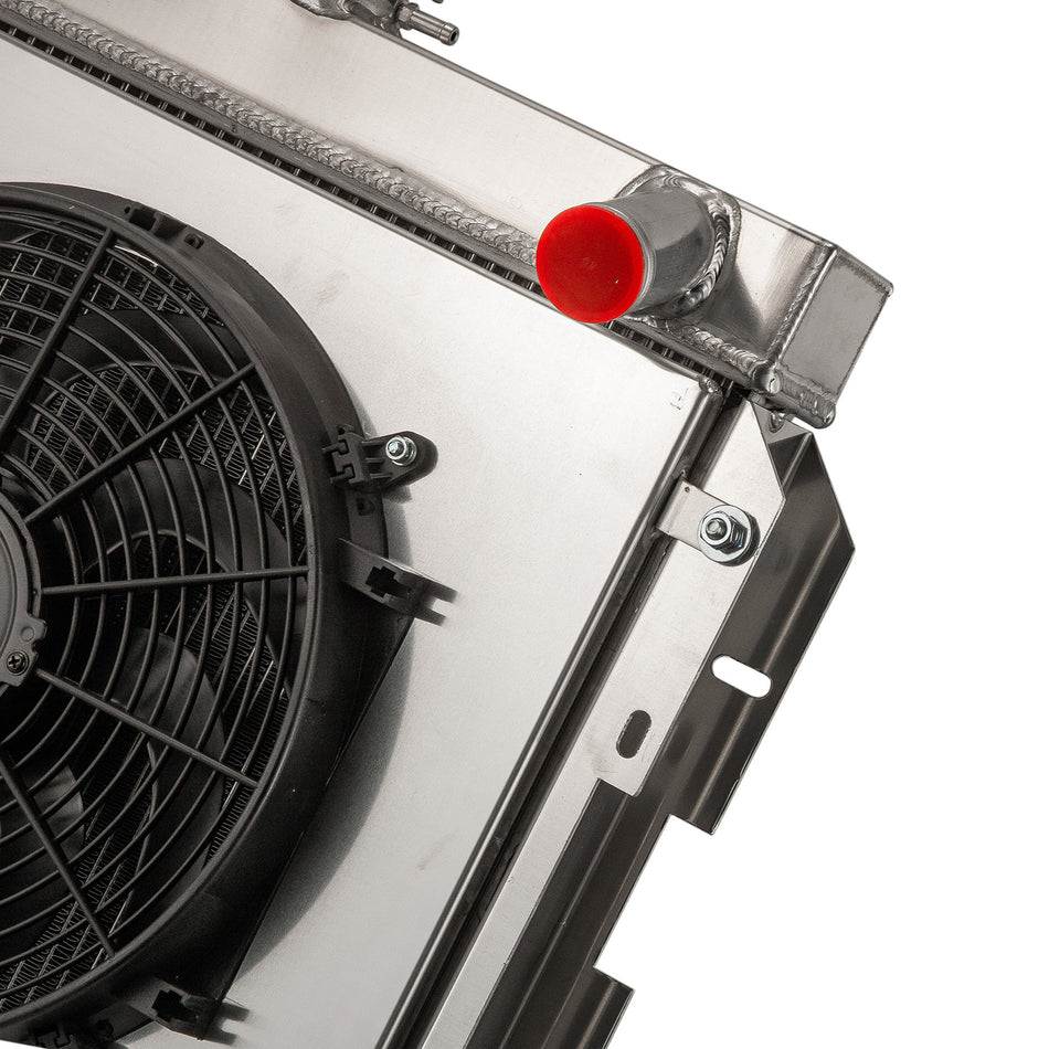 ASI Performance Radiator Shroud Fan Fit 1955-1957 Ford Thunderbird V8 4.8/5.1L AT/MT #5557