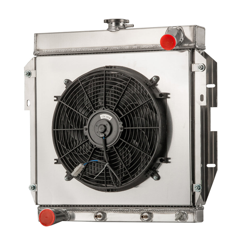 ASI Performance Radiator Shroud Fan Fit 1955-1957 Ford Thunderbird V8 4.8/5.1L AT/MT #5557