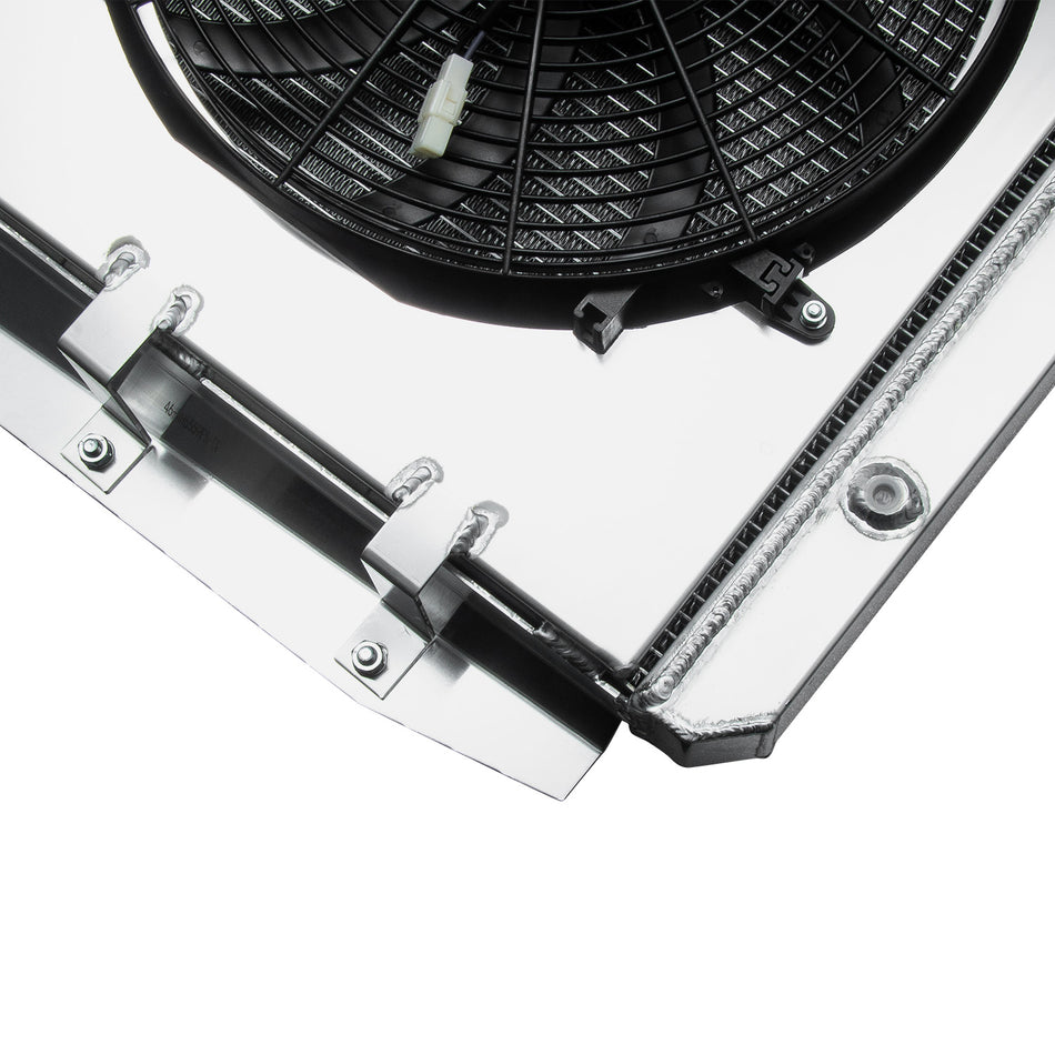 ASI Performance 3-Row Radiator+Shroud Fan For 1955-59 Chevy GMC 3100 3200 3400 3500 3600 Truck