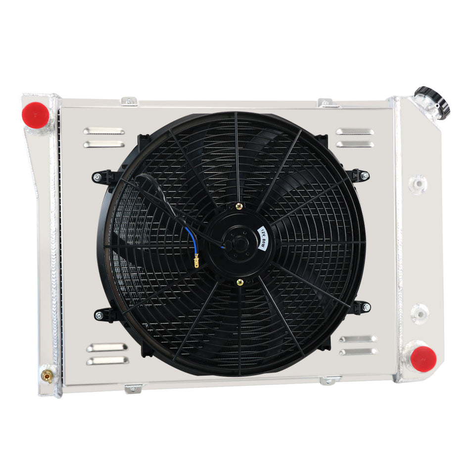 ASI Performance 3-Row Radiator FIT 80-87 OLDS CUTLASS BUICK REGAL 68-74 CHEVY NOVA CAMINO 68-87