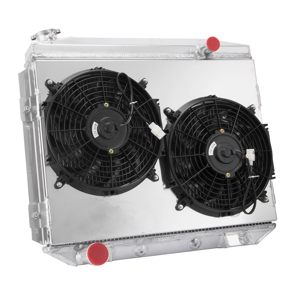 ASI Performance 3 Row Radiator Shroud Fan For 57 58 59 Ford Fairlane Galaxie Mercury V8 Engine ,