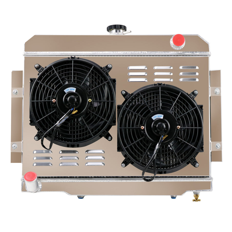 ASI Performance 3-ROW Radiator Shroud Fan Fit 1972-1986 JEEP CJ5 CJ6 CJ7 3.8L 4.2L 5L CU583.