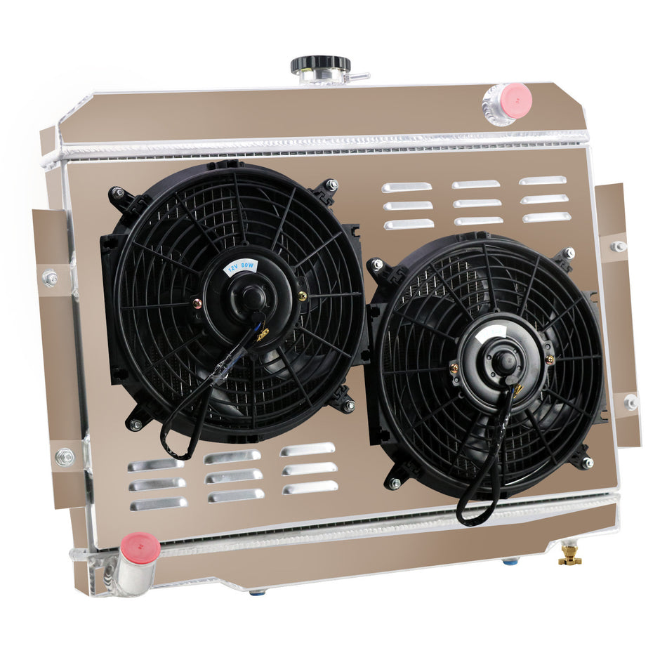 ASI Performance 3-ROW Radiator Shroud Fan Fit 1972-1986 JEEP CJ5 CJ6 CJ7 3.8L 4.2L 5L CU583.