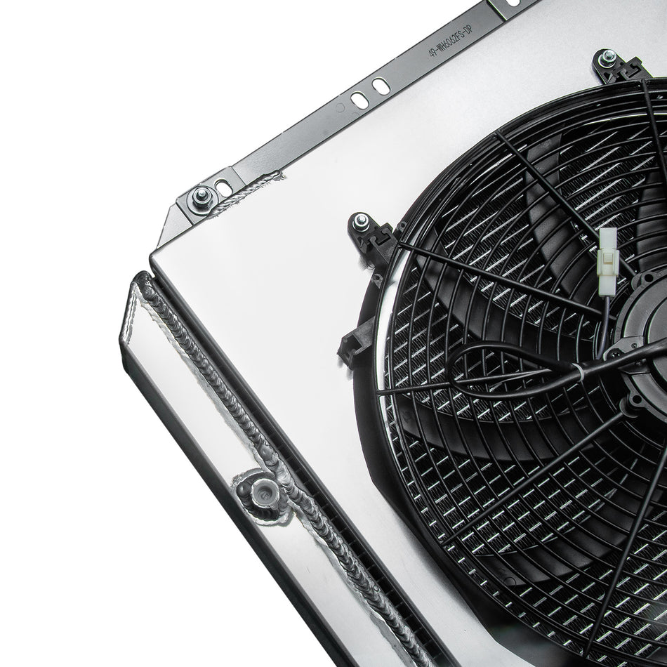 ASI Performance CC6062 3 Row Radiator+Shroud Fan FIT 1960-1962 Chevy C10 C20 C30 Pickup USA