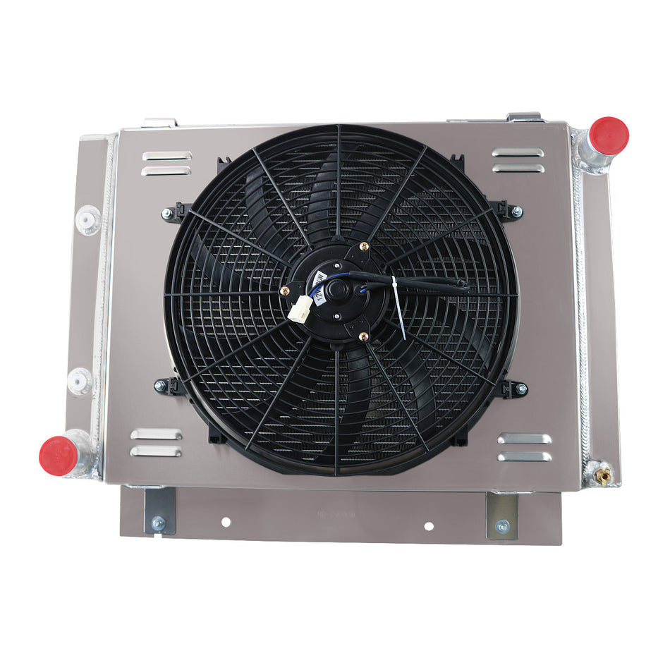 ASI Performance 3 Row Aluminum Radiator Shroud Fan Relay For 1960-1963 1961 Ford Galaxie 500XL