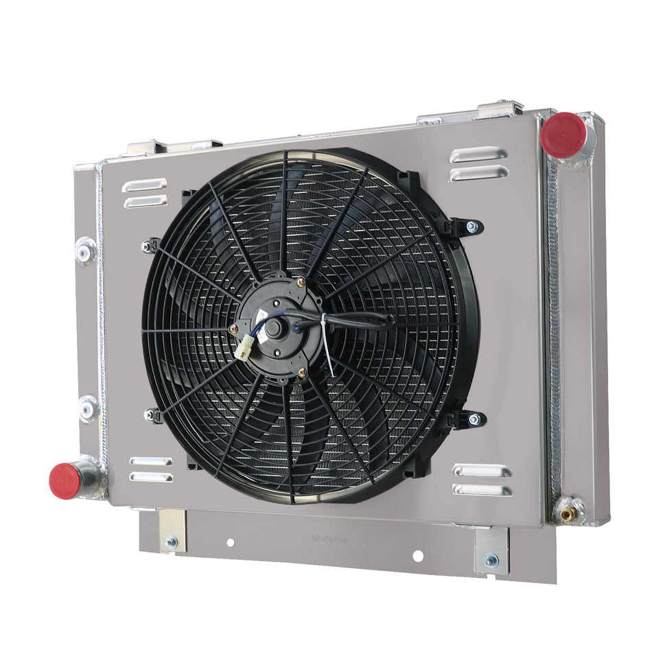 ASI Performance 3 Row Aluminum Radiator Shroud Fan Relay For 1960-1963 1961 Ford Galaxie 500XL