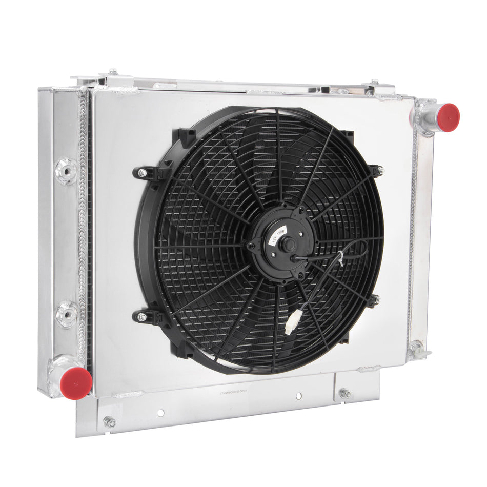 ASI Performance 3Row Radiator W/Shroud Fan Fit 1960-63 Ford Galaxie Galaxie 500 3.3L L6 V8 7.0L.