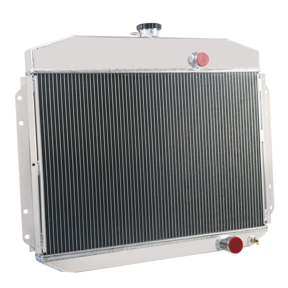 ASI Performance Upgrade 3-Row Radiator For 1961~1964 1962 Ford F100 F250 F350 Pickup Truck 6Cyl