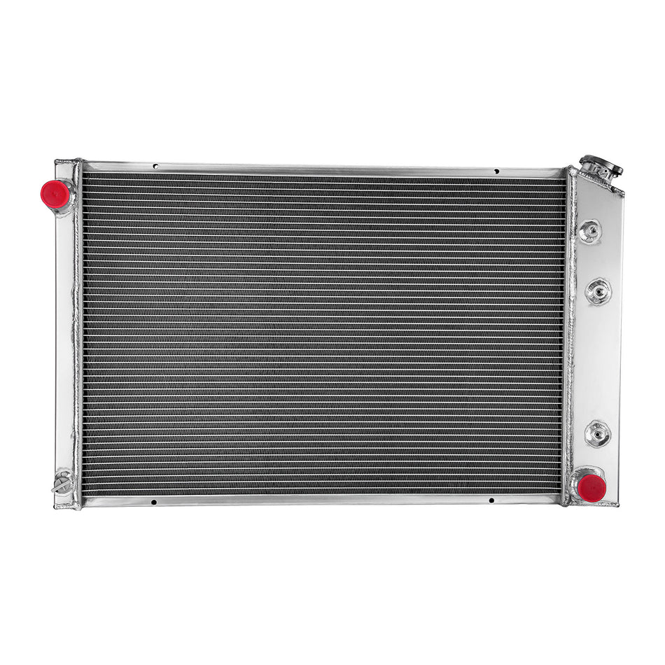 3 Row Radiator For 1973-1991 Chevy C/K C10 C20 C30 K10/20 V8 GMC Pickup 20-1/4" H x 33-1/4" W