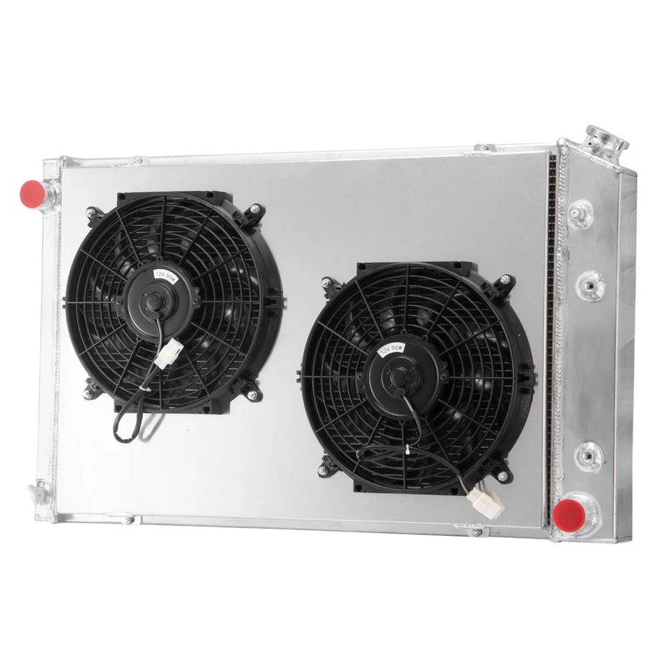ASI Performance 716 3-Row Radiator Shroud Fan For 1973-87 Chevy C/K C10 C20 C30 K10/20 GMC Truck
