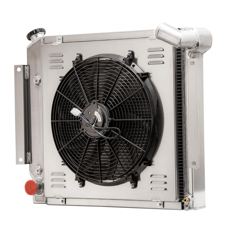 ASI Performance 3 Row Radiator&Shroud Fan Fit 70-1981 International Harvester Scout II 5.0L 5.6L