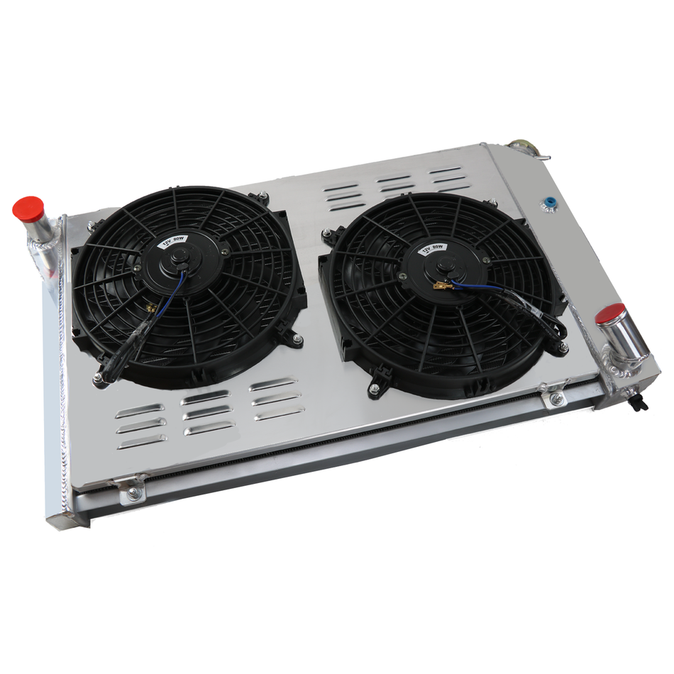 ASI Performance 3 Rows Radiator+Shroud Fan For 1977-1982 Chevy Corvette C3 350/305 5.7/5.0 V8 US
