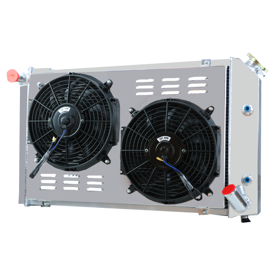 ASI Performance 3 Rows Radiator+Shroud Fan For 1977-1982 Chevy Corvette C3 350/305 5.7/5.0 V8 US
