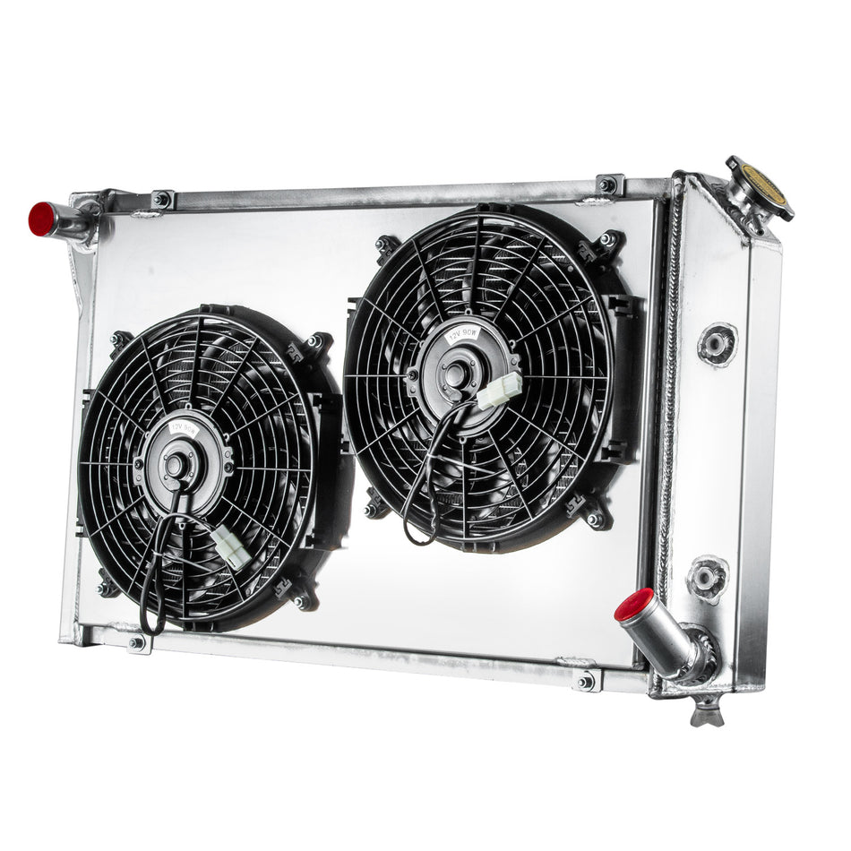 ASI Performance 3Row Radiator Shroud+Fan Fit 1977-82 Chevy Corvette C3 305 350 5.0L 5.7L V8