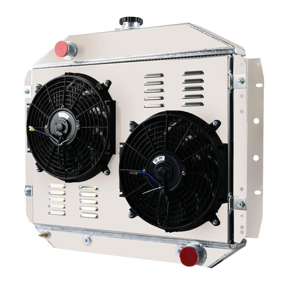 ASI Performance 3 Rows Radiator+Shroud Fan For 66-79 Ford F100 F150 F250 F350 PICKUP Truck L6 V8