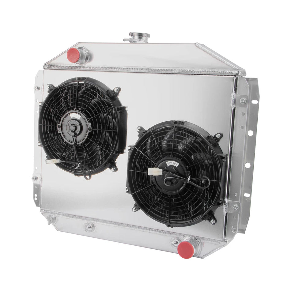 ASI Performance 3 Row Radiator Shroud Fan for 66-79 Ford F100 F150 F250 F350 PICKUP Chevy V8 Eng
