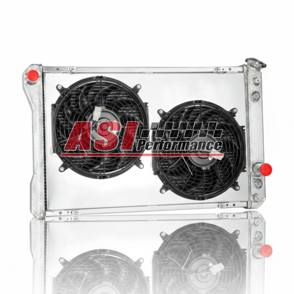 ASI Performance 3-Row Radiator Shroud Fan For 1982-1992 Chevy Camaro/Pontiac Firebird Trans Am