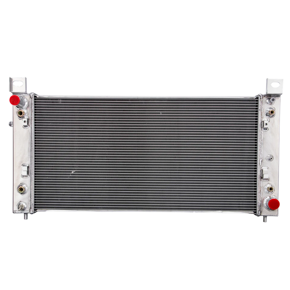 Asi Performance 4 Row Radiator For 1999-2014 Chevy Silverado Cadillac Escalade GMC Sierra V8 4.8L 5.3L 6L 6.2L 40 4/5W x 21-1/2H
