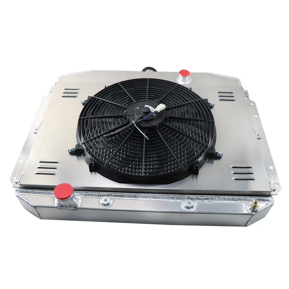 ASI Performance 4 Row Radiator Shroud Fans For 1961-1964 Ford F100 F250 F350 Truck PICKUP V8-120W