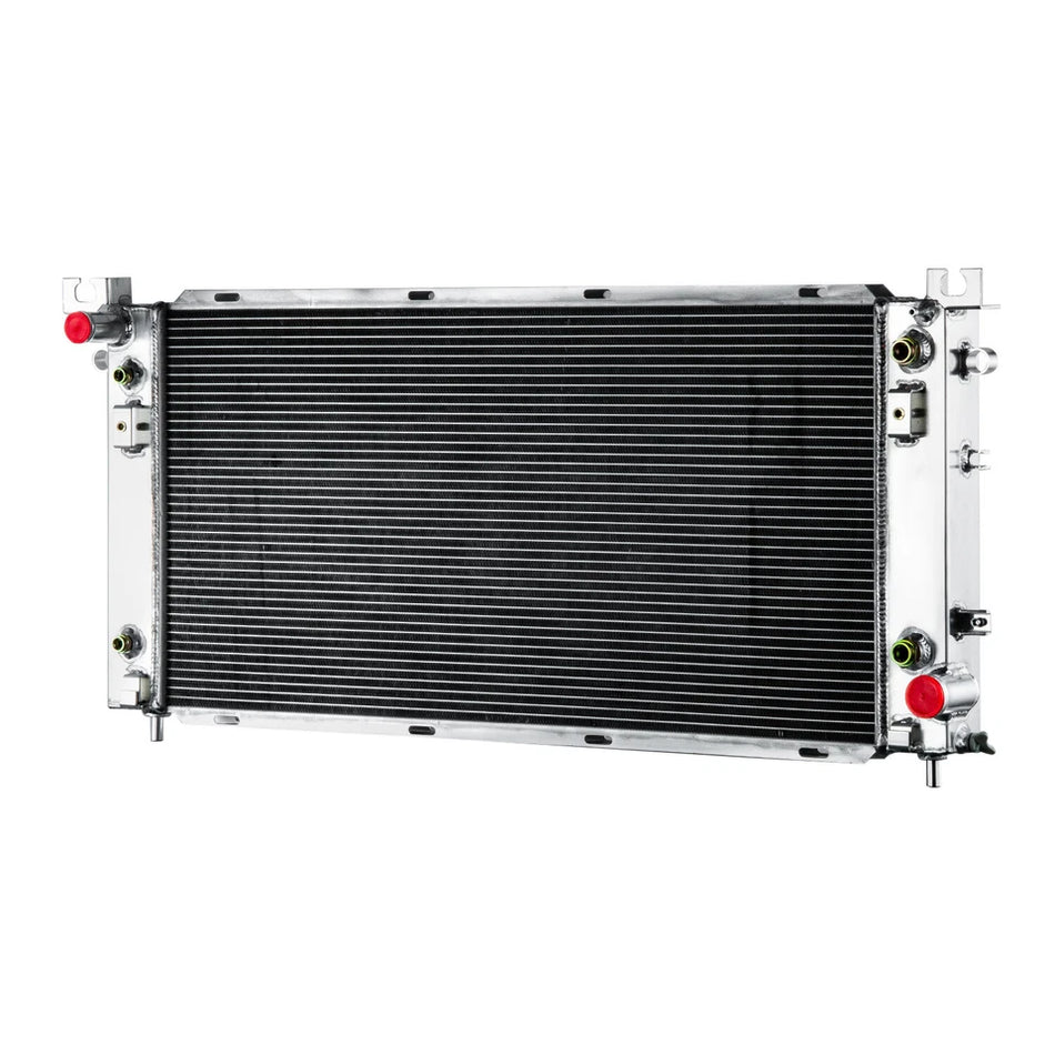 ASI Performance 4 Row Aluminum Radiator For 2014-2020 Chevy Silverado Tahoe 1500 GMC Sierra Yukon XL 6.2L 5.3L V8 43'' W X 19.9'' H