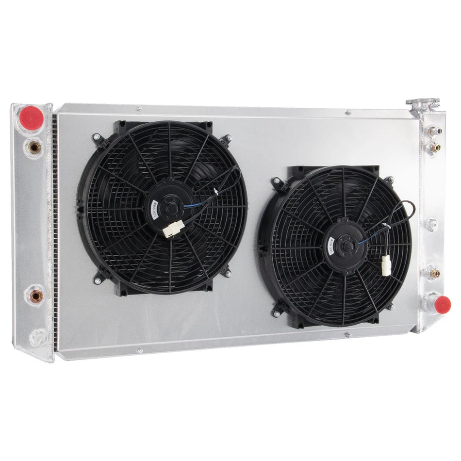 ASI Performance 4Row Radiator Shroud Fan for 92-93 Chevy GMC C2500 C3500 K2500 K3500 6.5L V8
