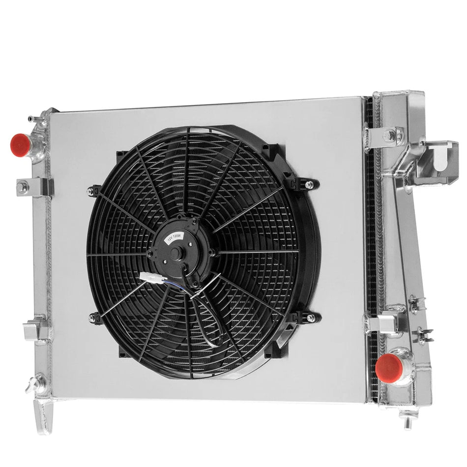 ASI Performance 4 Row Radiator Shroud Fan For 02-04 Dodge Ram 1500 Dodge Ram 2500 3500 5.7L MT