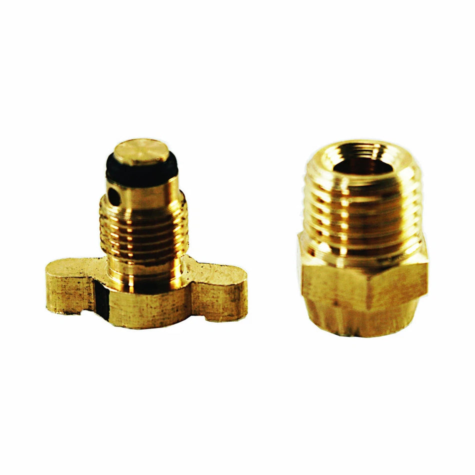 ASI Performance 1/4" NPT Radiator Brass Petcock Drain For Aluminum Radiator