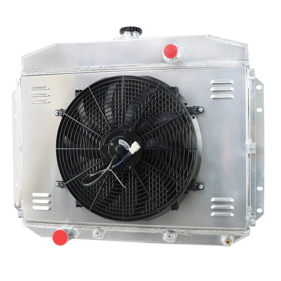 ASI Performance 4 Row Radiator Shroud Fans For 1961-1964 Ford F100 F250 F350 Truck PICKUP V8-120W