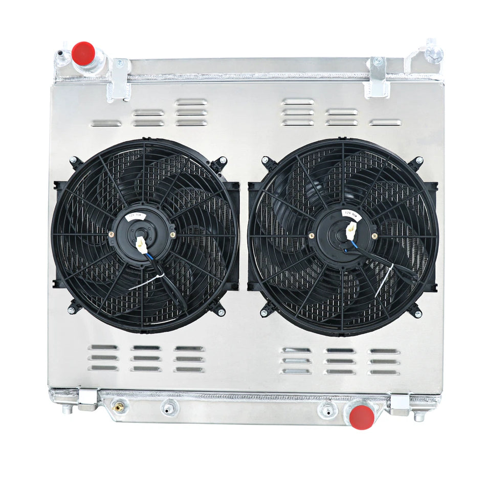 ASI Performance 3 Row Radiator+Shroud Fan For 97-14 Ford E150 E250 E350 E450 Econoline 6.8L 7.3L