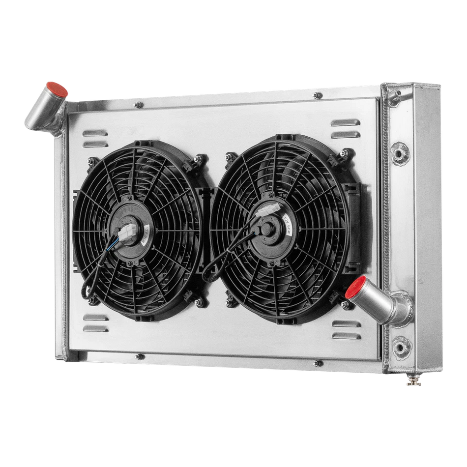 ASI Performance 4-Row Radiator Shroud Fan For Chevy Corvette 7.0L 7.4L Big Block Engine 69-1972.
