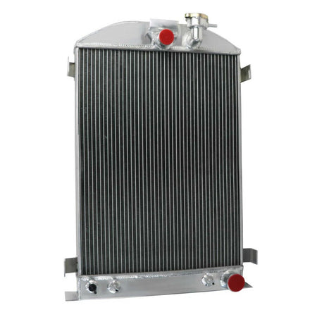 1935 Ford Radiator ASI Performance 3 Row Radiator with Shroud Fan For 1933-1935 Ford MODEL ...
