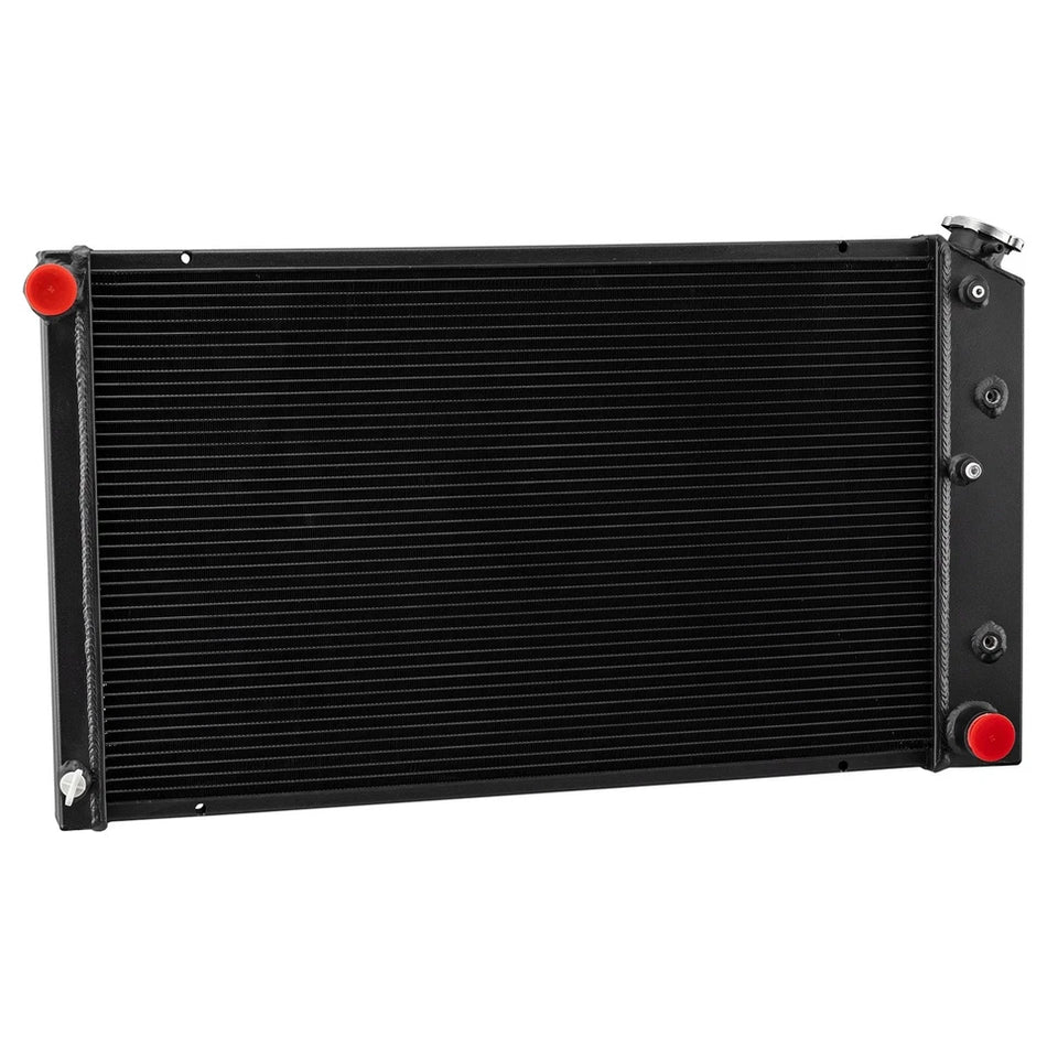ASI Performance 3 Row Black Aluminum Radiator for Chevy 1968-73 Chevelle/1971-90 El Camino 5.0L V8
