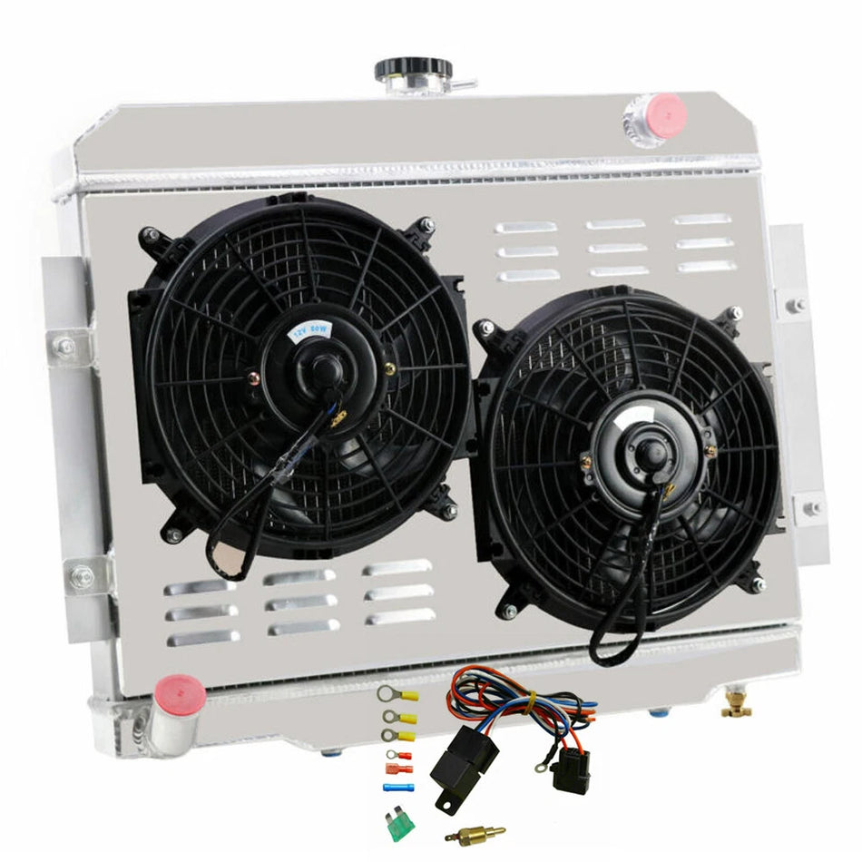 ASI Performance 3-ROW Radiator Shroud Fan Fit 1972-1986 JEEP CJ5 CJ6 CJ7 3.8L 4.2L 5L CU583.