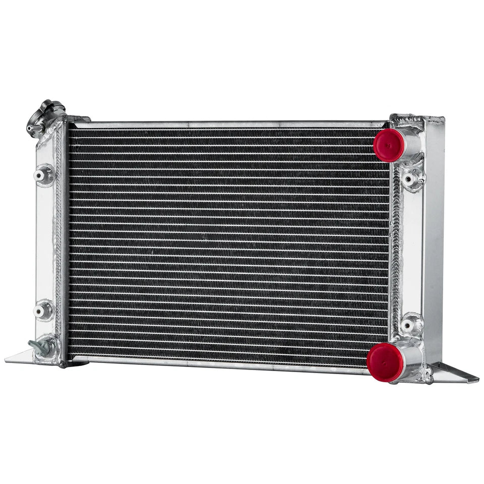 Low Profile Drag Racing Radiator ASI Performance 3 Row Aluminum Radiator For VW Scirocco / Pro Stock ...
